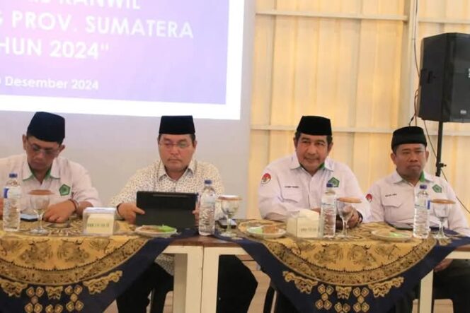 
					Buka Rakor Bidang Urais, Kakanwil Minta Evaluasi Program Tahun Anggaran 2024, sebagai acuan untuk perbaikan di tahun 2025