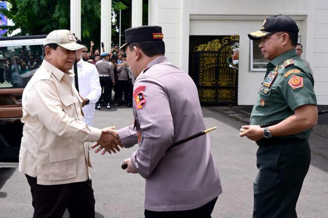 
					Presiden Prabowo Disambut Meriah di Pembukaan Apel Kasatwil Polri 2024