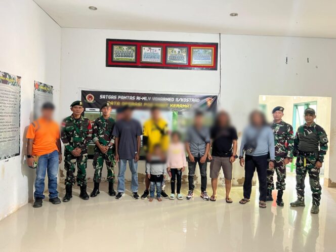 
					Satgas Yonarmed 11 Kostrad Gagalkan Upaya Pemberangkatan 5 CPMI Ilegal ke Tawau, Malaysia